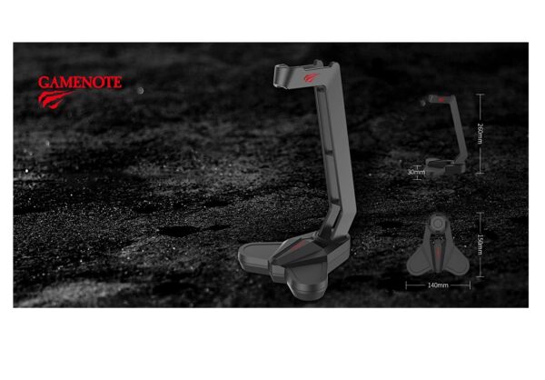 Soporte Audifonos Gamer Gamenote HY505 Color Negro