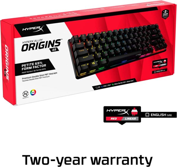 Teclado Gamer HyperX Alloy Origins 65 SW HX RED