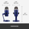 Micrófono Blue Yeti Nano Streaming Podcast Usb Azul