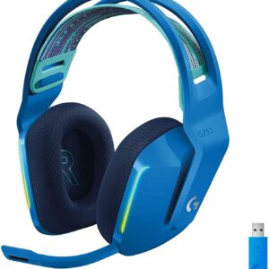 Audífonos Logitech G733 Lightspeed Inalambrico RGB Azul