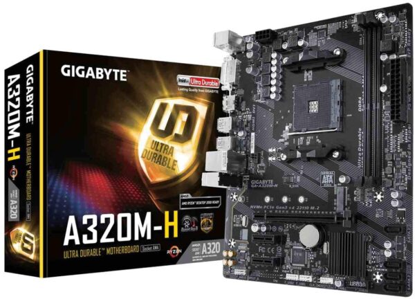 Placa Madre Gigabyte A320m-h Ud Amd Am4 - Imagen 4