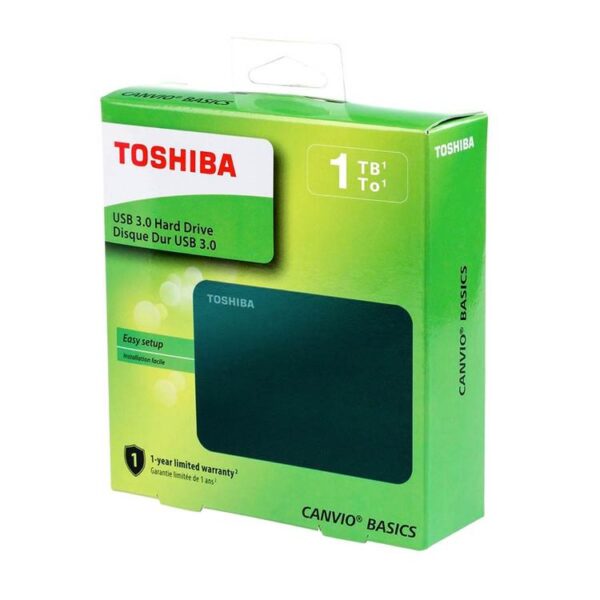 Disco Duro Externo TOSHIBA 2.5" Canvio 1 TB Basic USB 3.0