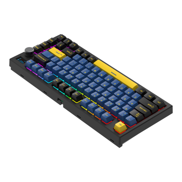 Teclado Gamer Fantech MAXFIT 81 MK910 VIBE G.Cobalt SW Blue