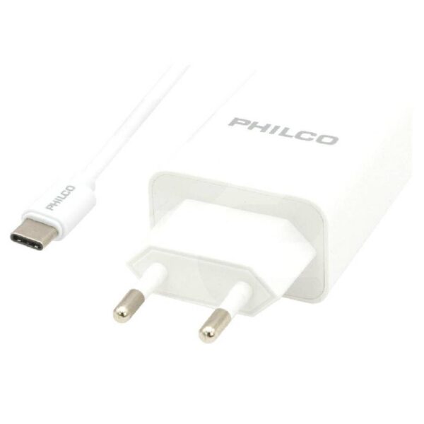Cargador Usb Con Cable Tipo C QC619 Philco