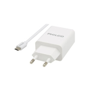 Cargador Philco USB Inteligente con Cable Micro USB