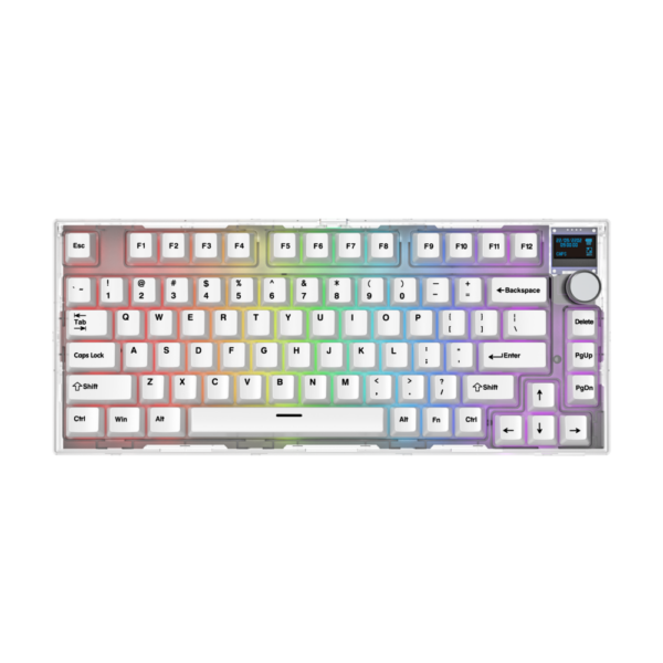 Teclado Gamer Fantech MAXFIT 81 MK910 White Wireless SW Blue