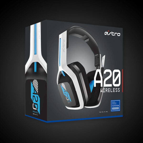 Audifonos Gamer Astro A20 Inalámbricos Blancos PC Xbox PS4 - Imagen 4