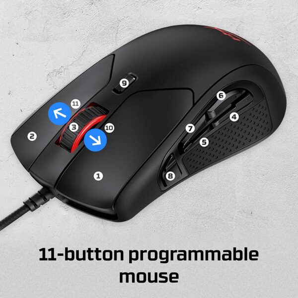 Mouse Gamer HyperX Pulsefire Raid RGB USB