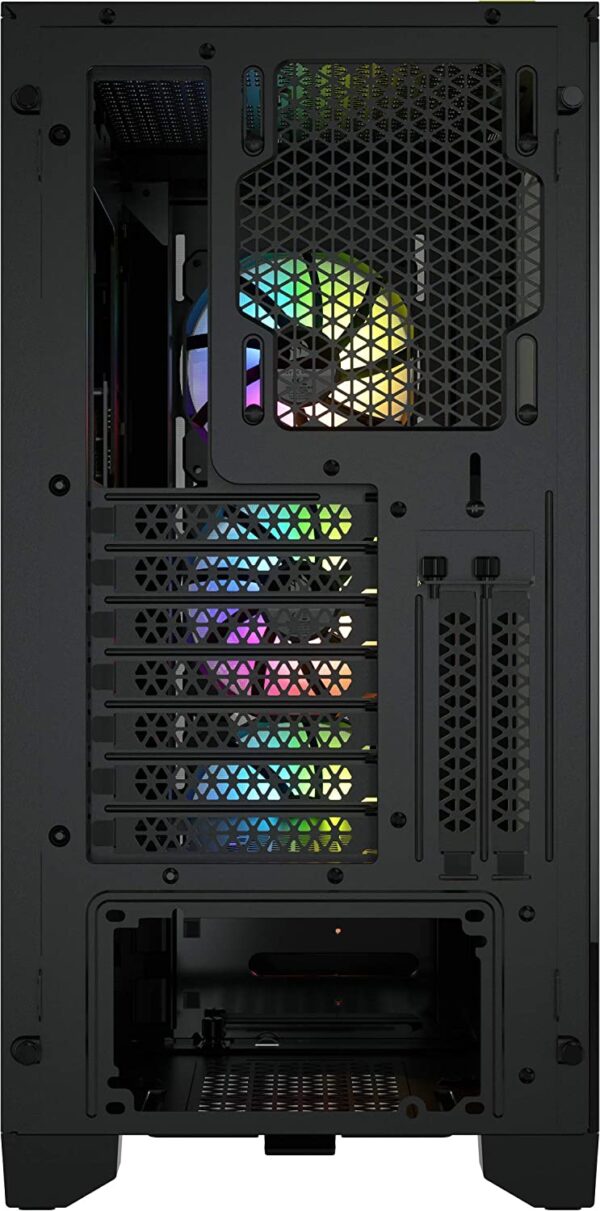 Gabinete Gamer Corsair 4000X 3 Fans RGB Negro ATX