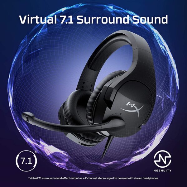 Audifonos HyperX Cloud Stinger S Black 7.1 Virtual USB