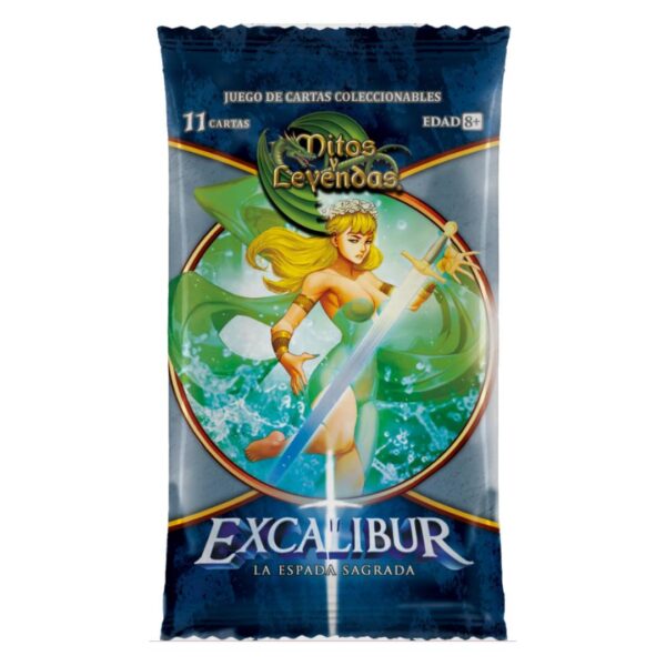 Display 24 Sobres Edicion Excalibur Mitos y Leyendas