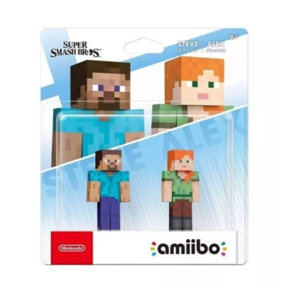 Amiibo Super Smash Bros Steve And Alex
