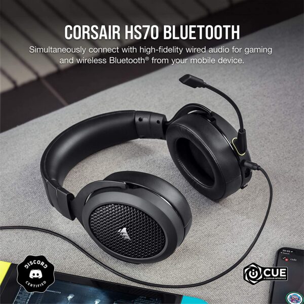 Audifonos Gamer Corsair HS70 Bluetooth Multiplataforma