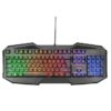 Teclado TRUST Alambrico Ilum GXT830RW