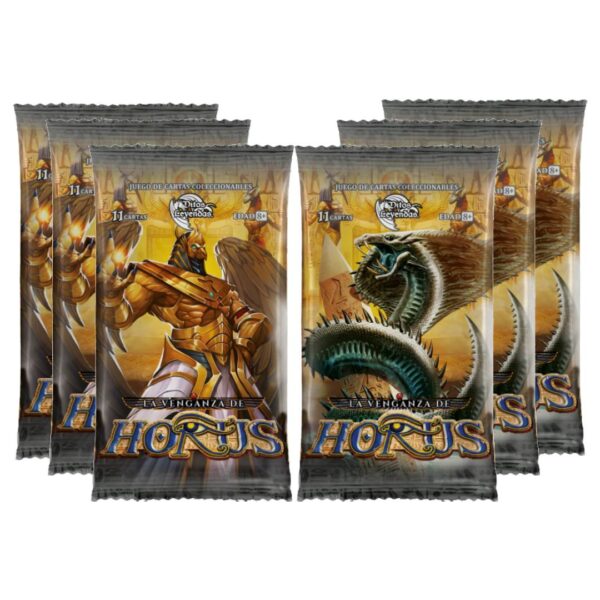 Pack Sobres x6 La Venganza de Horus Myl