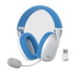 Audifonos Inalambricos Redragon Ire Pro H848 Blanco y Azul