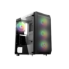Gabinete Gamer Fantech Aero Cg80 Negro 4 Fan Rgb Incluidos