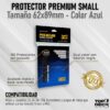 Protector Premium Dual Color Small Azul (62x89)