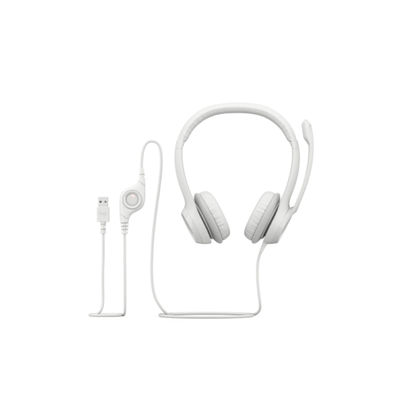 Audifonos Logitech H390 White Stereo c Microfono USB