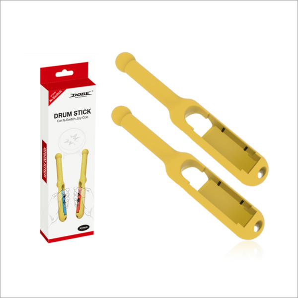 DOBE Adaptador tipo baquetas para Joy-Con x2 Amarillo