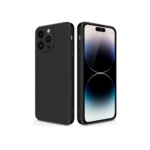 Funda Aterciopelada Negra para iPhone 14 Pro Max