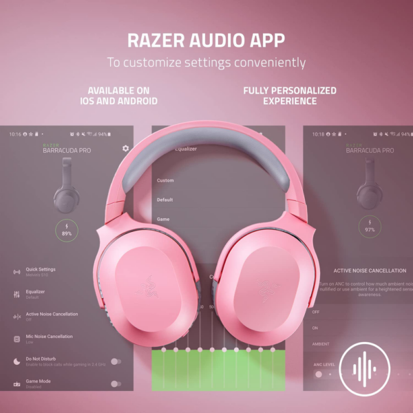 Audifono Gamer Razer Barracuda X Quartz Ver 2022 - Imagen 5