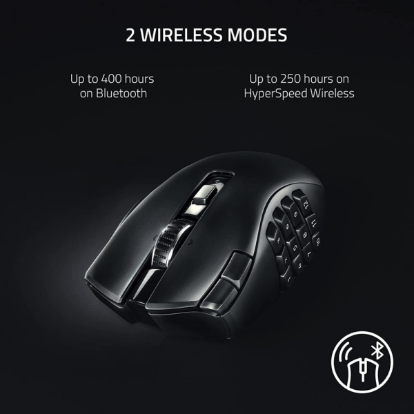 Mouse Gamer Razer Naga V2 Hyperspeed 19 botones