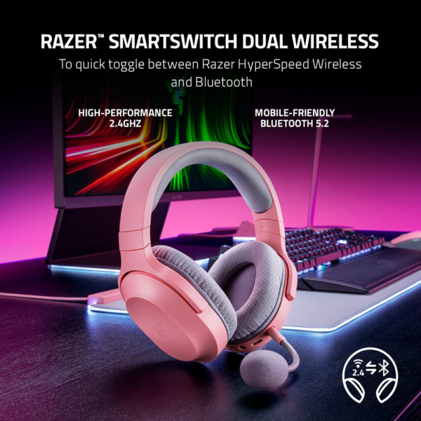 Audifono Gamer Razer Barracuda X Quartz Ver 2022 - Imagen 3