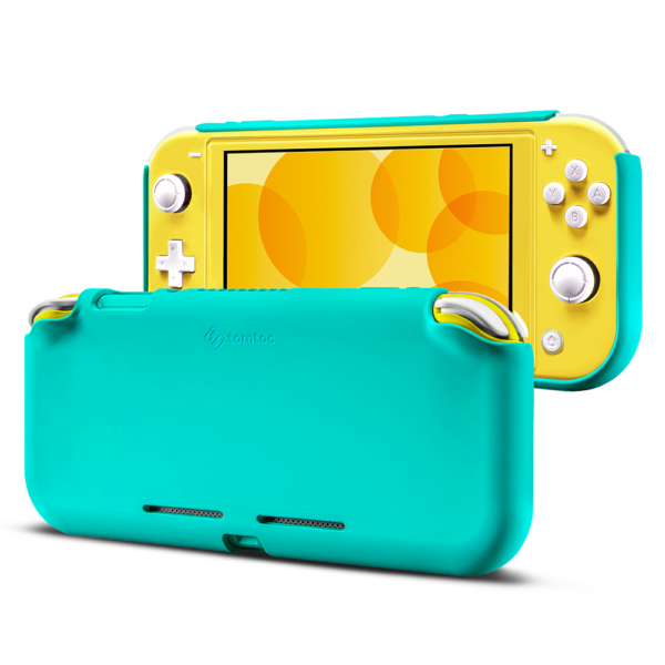 Tomtoc Carcasa Silicona para Nintendo Switch Lite Turquesa