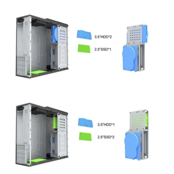 Gabinete Clio Slim CL-S613 SFX-600 1 USB 3.0 1 USB-C