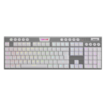 Teclado Mecánico Redragon Horus FS K618SP Blanco Inalambrico