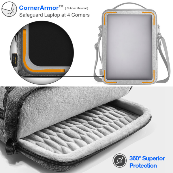 Tomtoc Bolso Urban H14 Para Macbook 14" - Gris