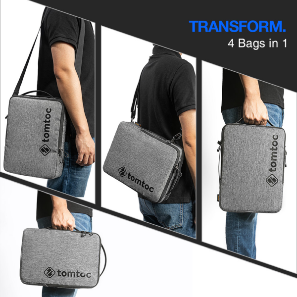 Tomtoc Bolso Urban H14 Para Macbook 14" - Gris