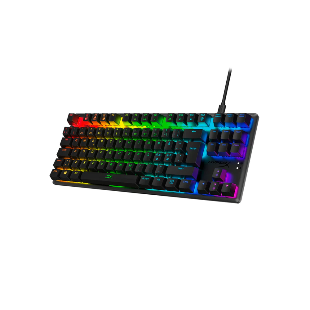 Teclado Gamer HyperX Alloy Origins Core Sw Aqua TKL Inglés