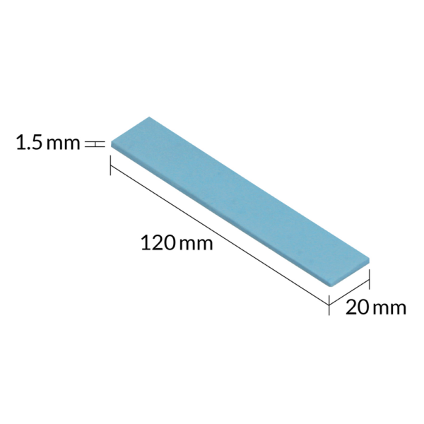 Paquete de Pads Térmicos ARCTIC TP-3 120x20mm 1.5mm 4PCS