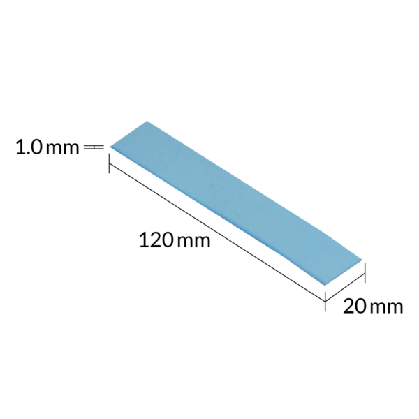 Paquete de Pads Térmicos ARCTIC TP-3 120x20mm 1mm 4 Unidades