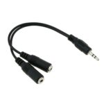 Adaptador Gamenote 3.5mm 2 a 1 para audifonos