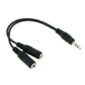 Adaptador Gamenote 3.5mm 2 a 1 para audifonos