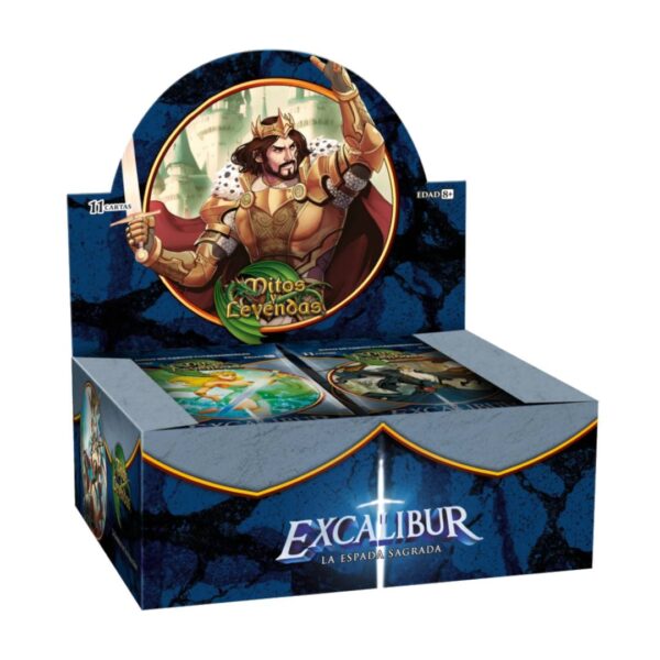 Display 24 Sobres Edicion Excalibur Mitos y Leyendas
