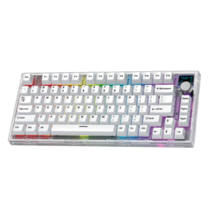 Teclado Gamer Fantech MAXFIT 81 MK910 White Wireless SW Blue