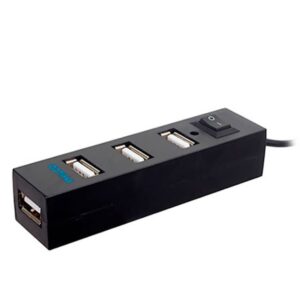 HUB 4 Puertos Negro USB 2.0 Philco