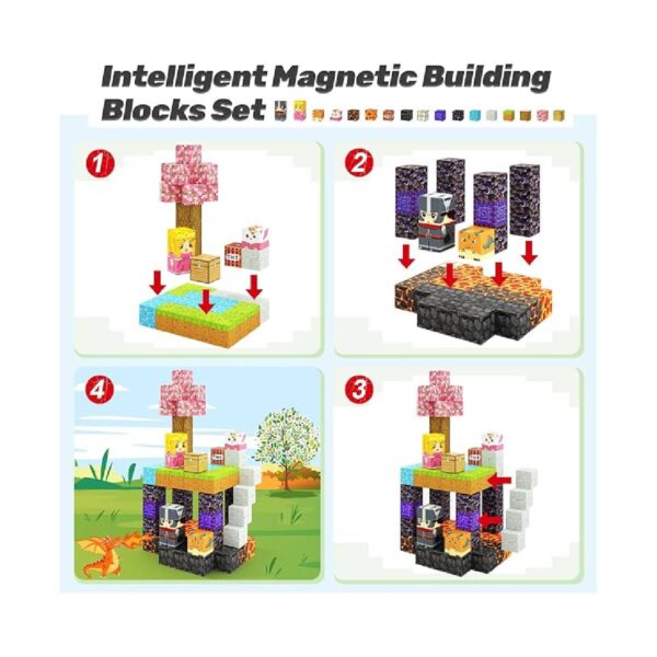Bloques Magnéticos - Build Mine Lava - Imagen 3