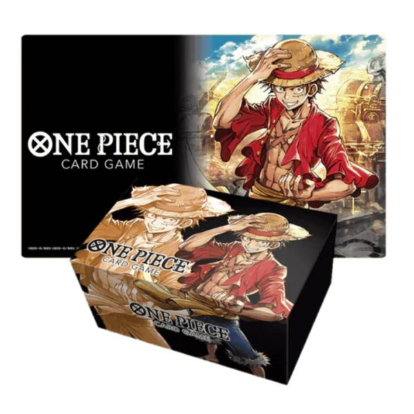 x3 Sobres OP06+One Picece TCG:Playmat and Box MonkeyDluffy