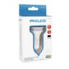 Cargador Auto Doble USB Philco con Pantalla