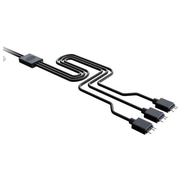 Cooler Master-Cable divisor de ventilador RGB, 1 a 3