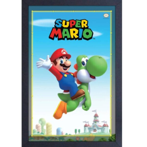 Cuadro Super Mario y Yoshi 470x315x15