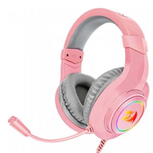 Audifonos Redragon Hylas Pink H260 RGB Jack 3,5mm