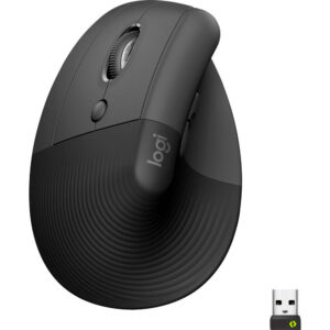 Mouse Logitech Lift Zurdo Graphite/black 1000dpi