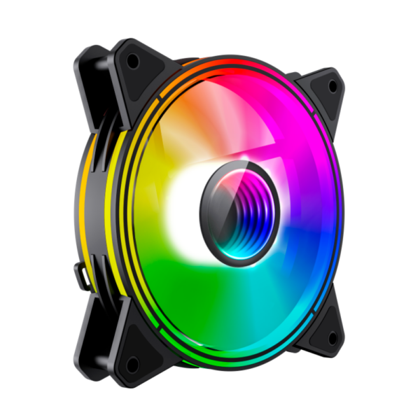 Ventilador Gamemax Rainbow FN-12Rainbow-Q-12cm ARGB