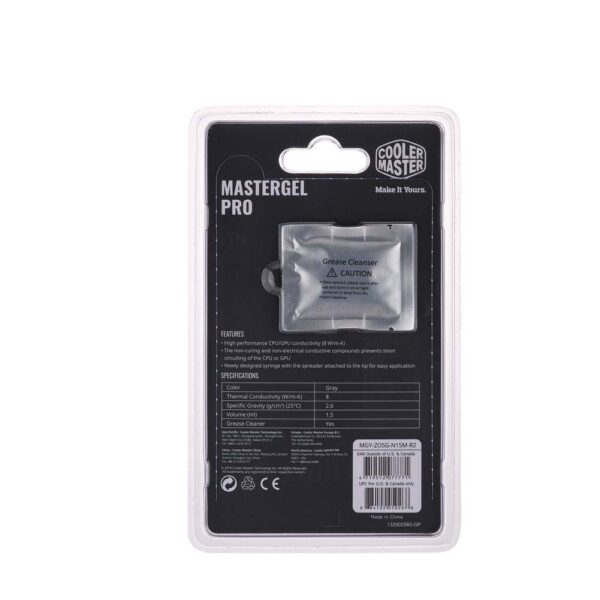 Pasta Termica Cooler Master Mastergel Pro 1,5ml